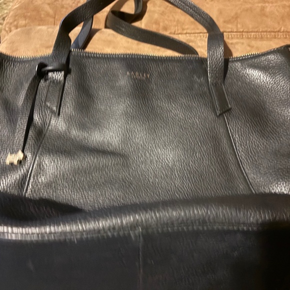 Radley London Black Leather Shoulder Handbag - Picture 1 of 3